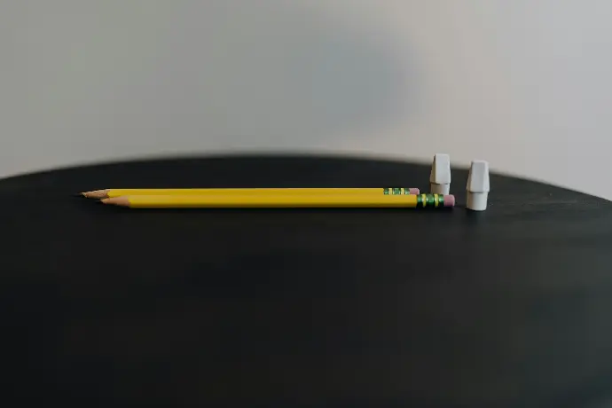 a pencil on a table